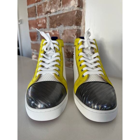 Christian‎ Louboutin Louis Orlato High Top Sneakers Size 40.5/US 7.5 Men’s - Picture 3 of 10